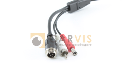 Кабель 4-pin (мама) — 4-pin (папа) + 1 audio + 1 power, 0,2-5 метров